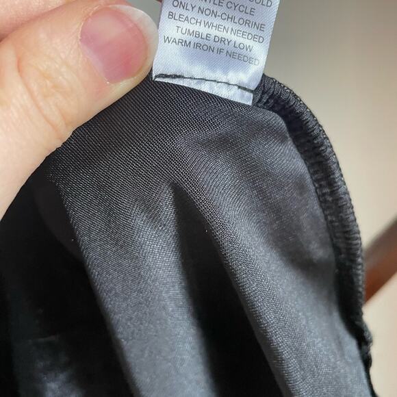 NWT 41 Hawthorn Black Velvet Relaxed Blouse - Picture 6 of 8